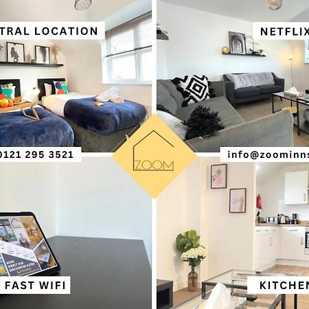 Ferienwohnung Cosy 2Br Retreat, Near Uni & Qe Hospital, Parking Birmingham Exterior foto